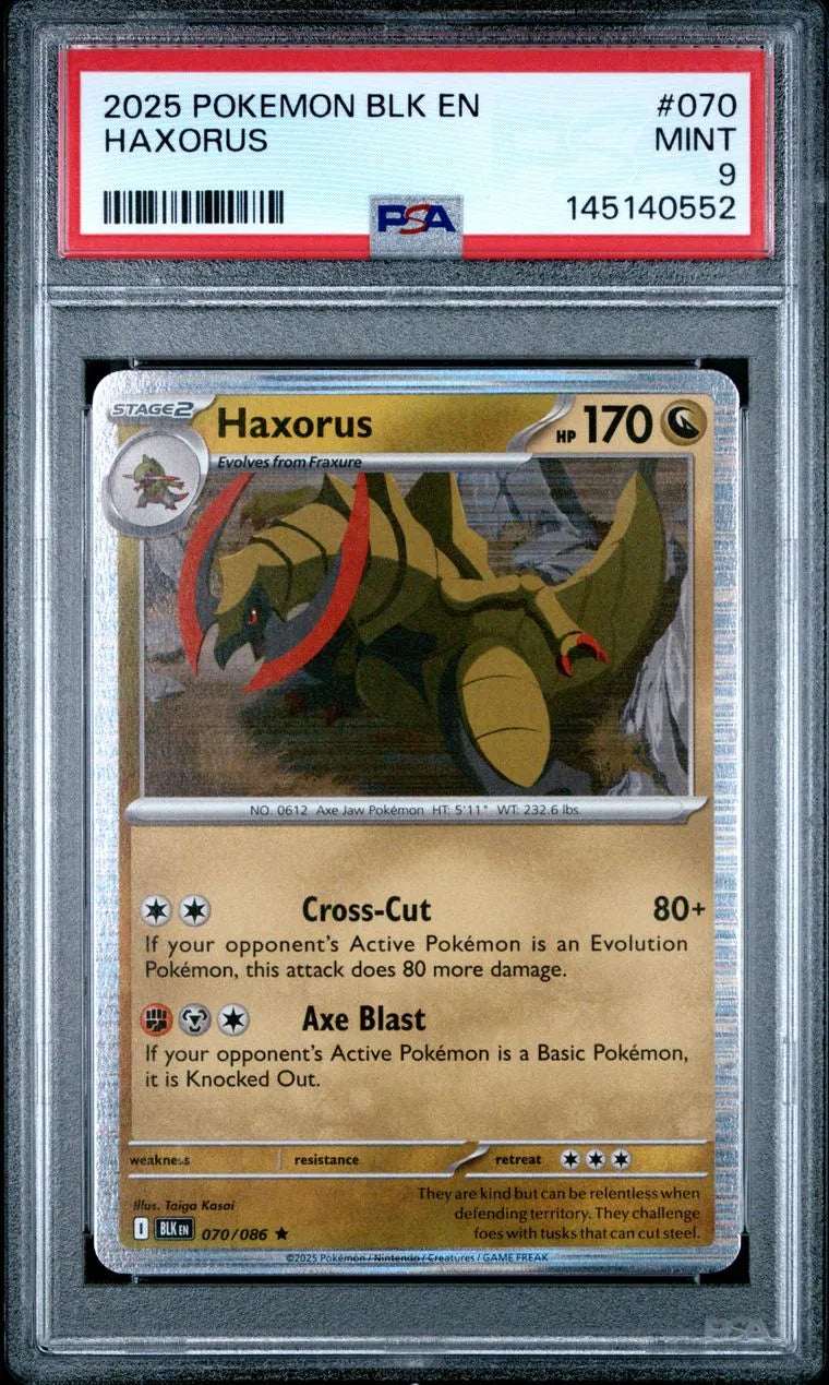 Pokémon Black Bolt – Haxorus #070