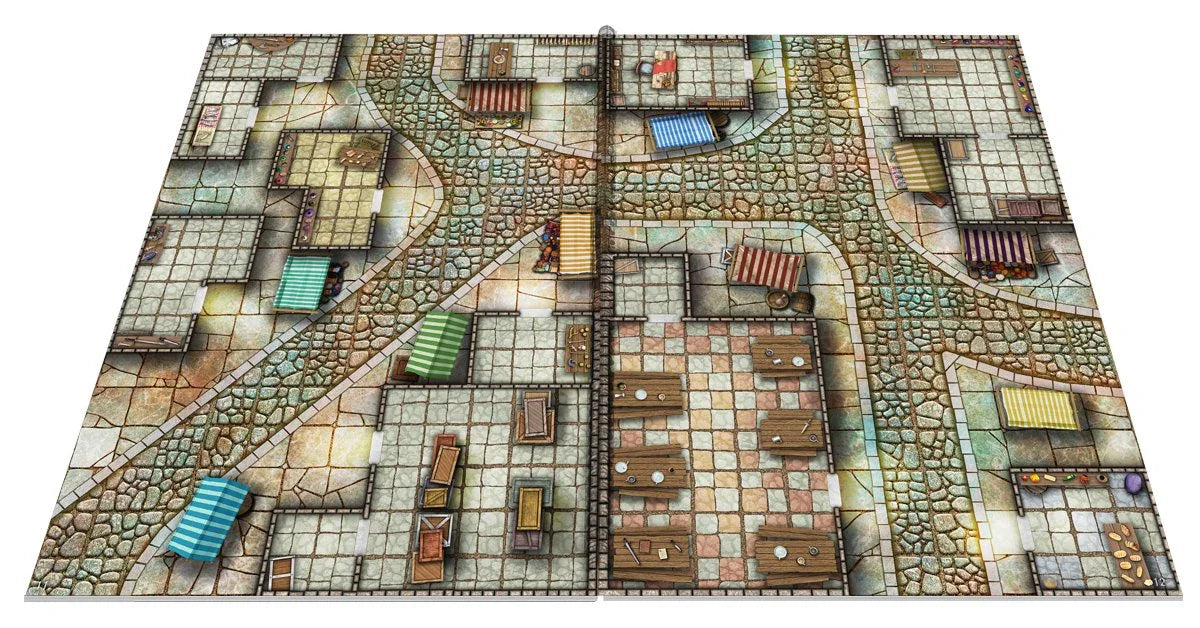 
                  
                    Giant Book of Battle Mats - Streets, Sewers & Cemeteries (17x12")
                  
                