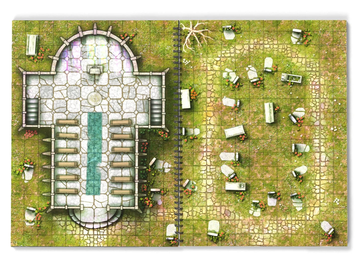 
                  
                    Giant Book of Battle Mats - Streets, Sewers & Cemeteries (17x12")
                  
                