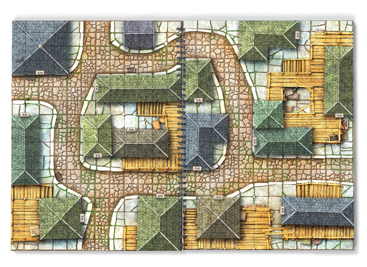
                  
                    Giant Book of Battle Mats - Streets, Sewers & Cemeteries (17x12")
                  
                