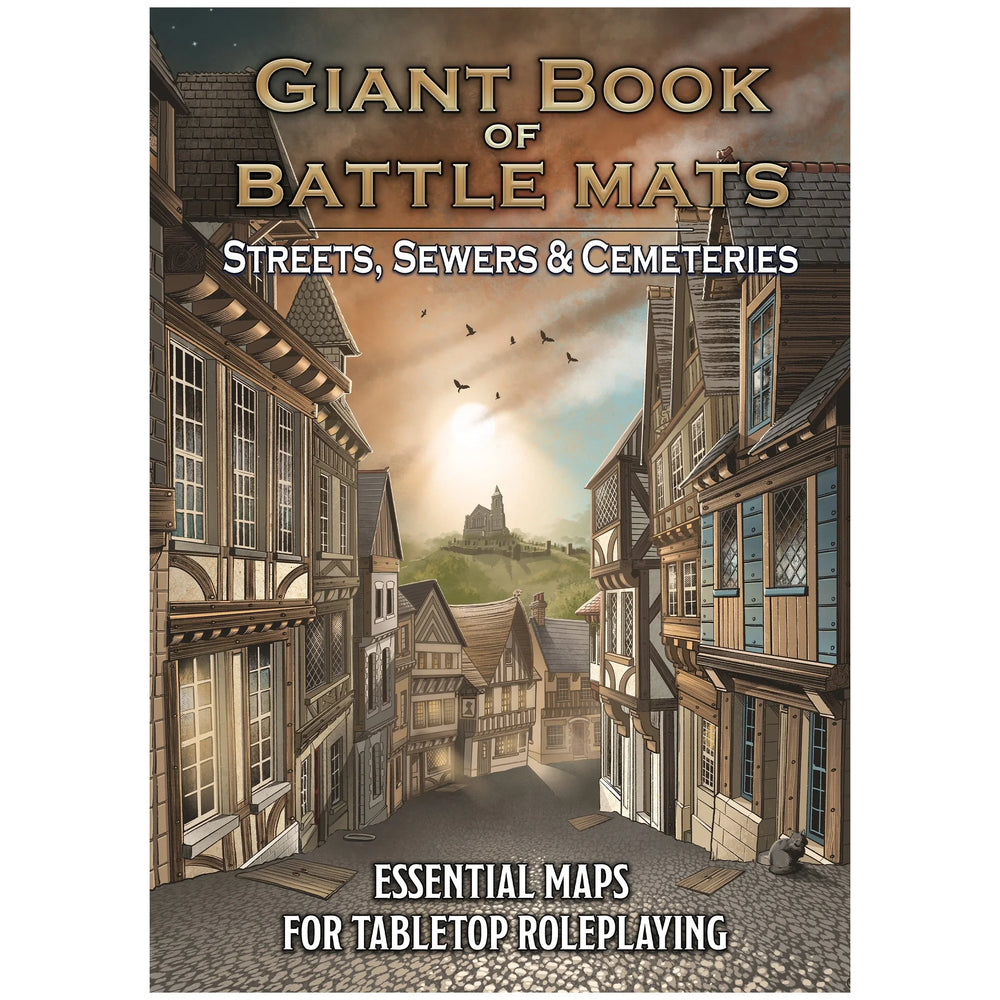 Giant Book of Battle Mats - Streets, Sewers & Cemeteries (17x12