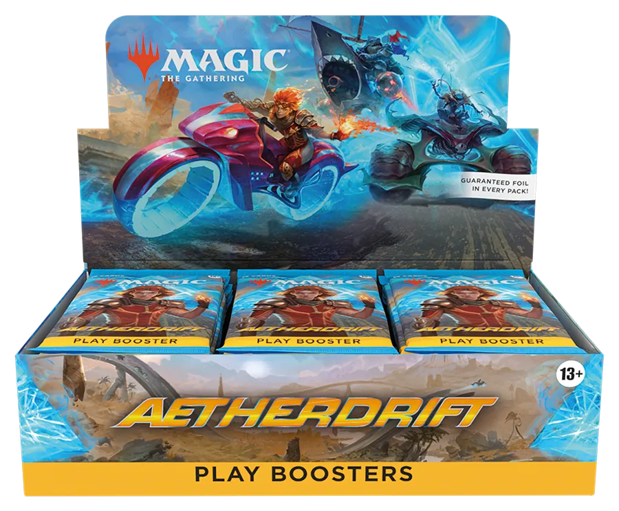 Aetherdrift Play Booster Display