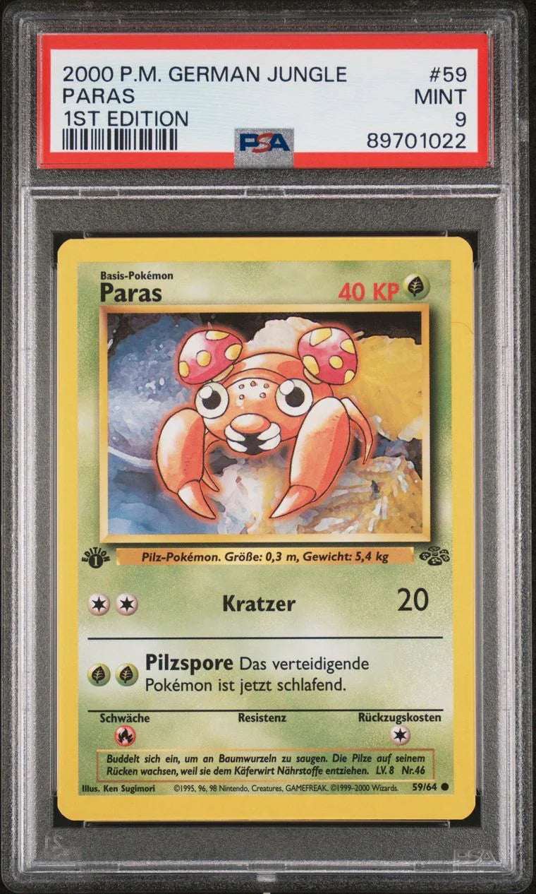 Pokémon German Jungle 1st Edition – Paras #59