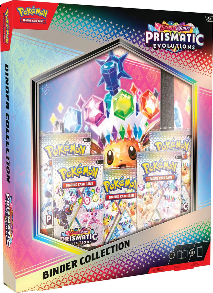 
                  
                    Scarlet & Violet: Prismatic Evolutions - Binder Collection
                  
                