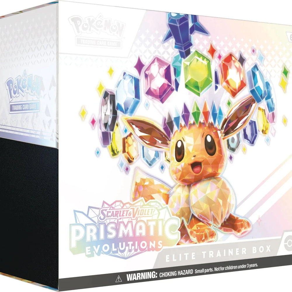 
                  
                    Scarlet & Violet: Prismatic Evolutions - Elite Trainer Box
                  
                