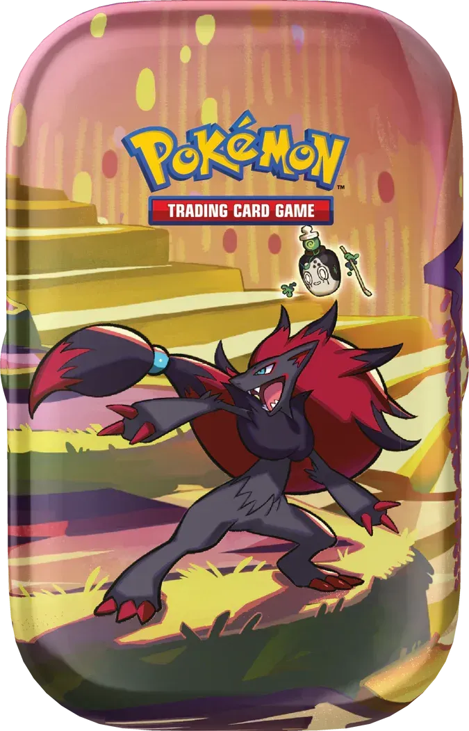 Scarlet & Violet Shrouded Fable Mini Tin Zoroark & Poltchageist