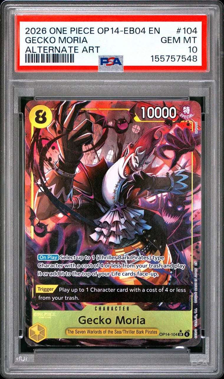 One Piece OP14 / EB04 – Gecko Moria (Alternate Art) #104