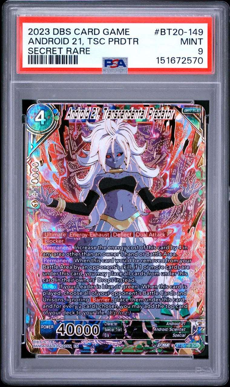 Dragon Ball Super – Android 21, Transcendental Predator (Secret Rare) #BT20?149