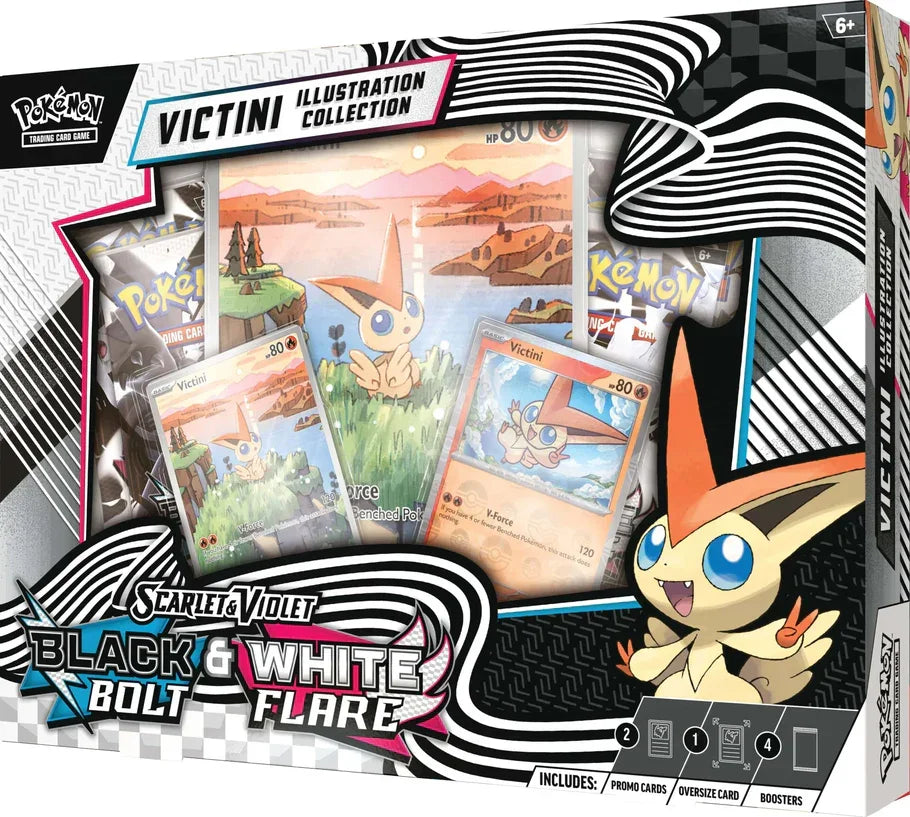 Scarlet & Violet: Black Bolt & White Flare - Victini Illustration Collection