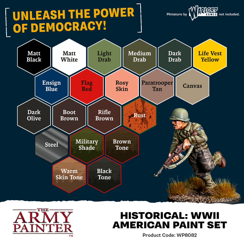 
                  
                    Historical WWII American Paint Set
                  
                