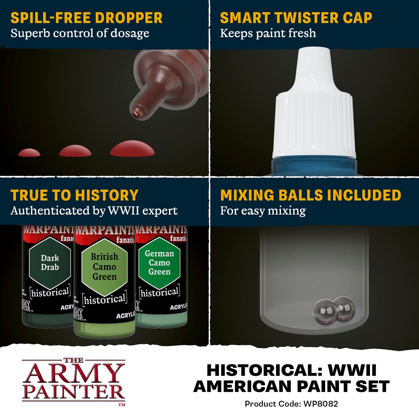
                  
                    Historical WWII American Paint Set
                  
                