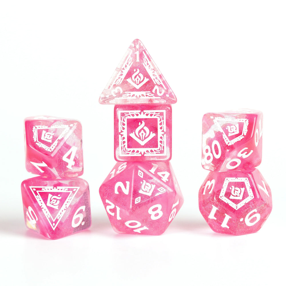Dungeons & Dragons Adventure Dice - Wizard: Fuchsia