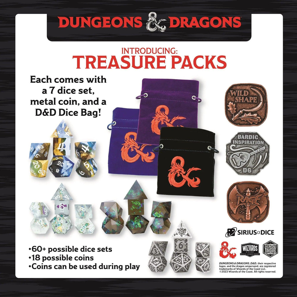 Acererak's Treasure - Treasure Pack Dice Sets - ZZGames.dk
