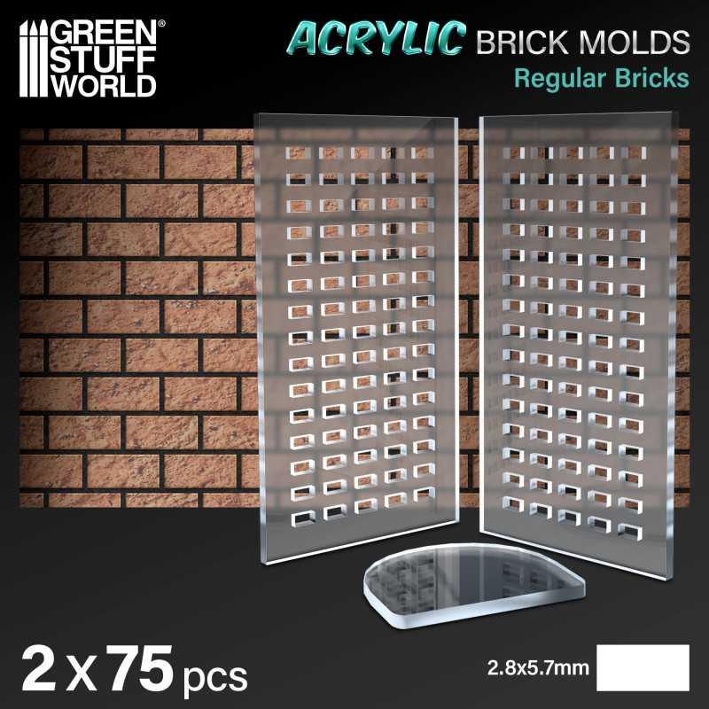 Acrylic molds - Bricks - ZZGames.dk