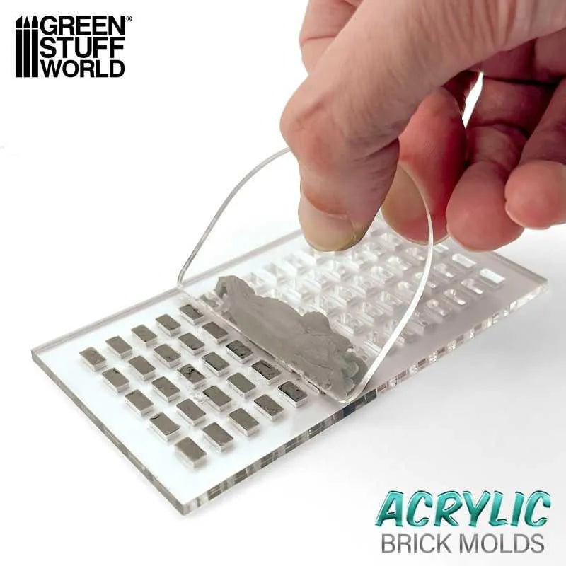 Acrylic molds - Old Bricks - ZZGames.dk