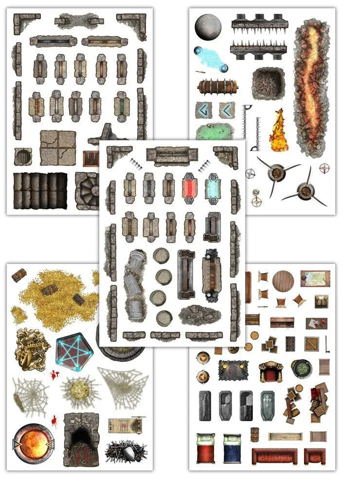 
                  
                    Add-On Scenery for RPG Maps - Dungeon Decorations - ZZGames.dk
                  
                