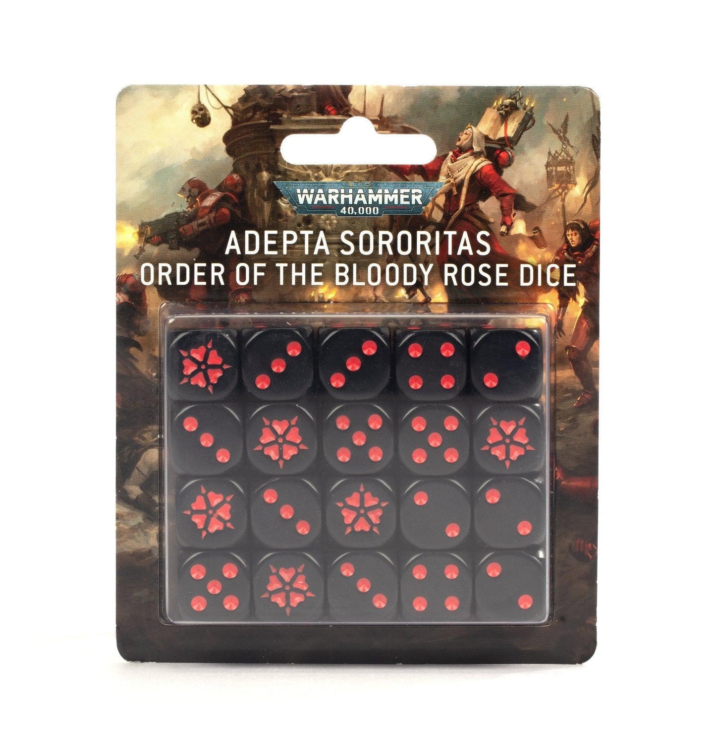 ADEPTA SORORITAS ORDER OF THE BLOODY ROSE DICE (2022) - ZZGames.dk