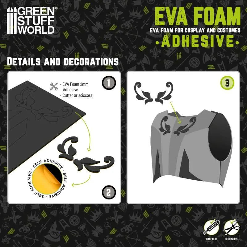 
                  
                    Adhesive EVA Foam 2mm Black
                  
                