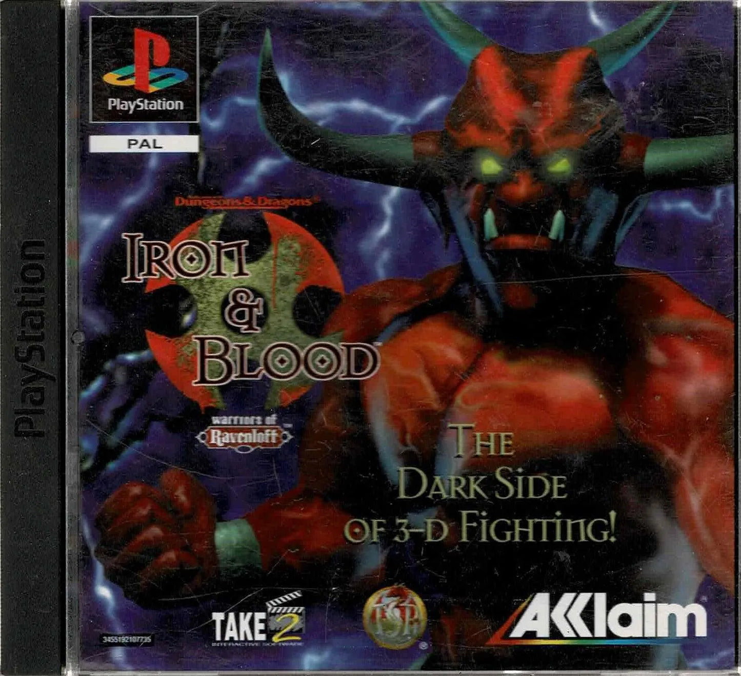 Advanced Dungeons & Dragons: Iron & Blood (u manual) - ZZGames.dk
