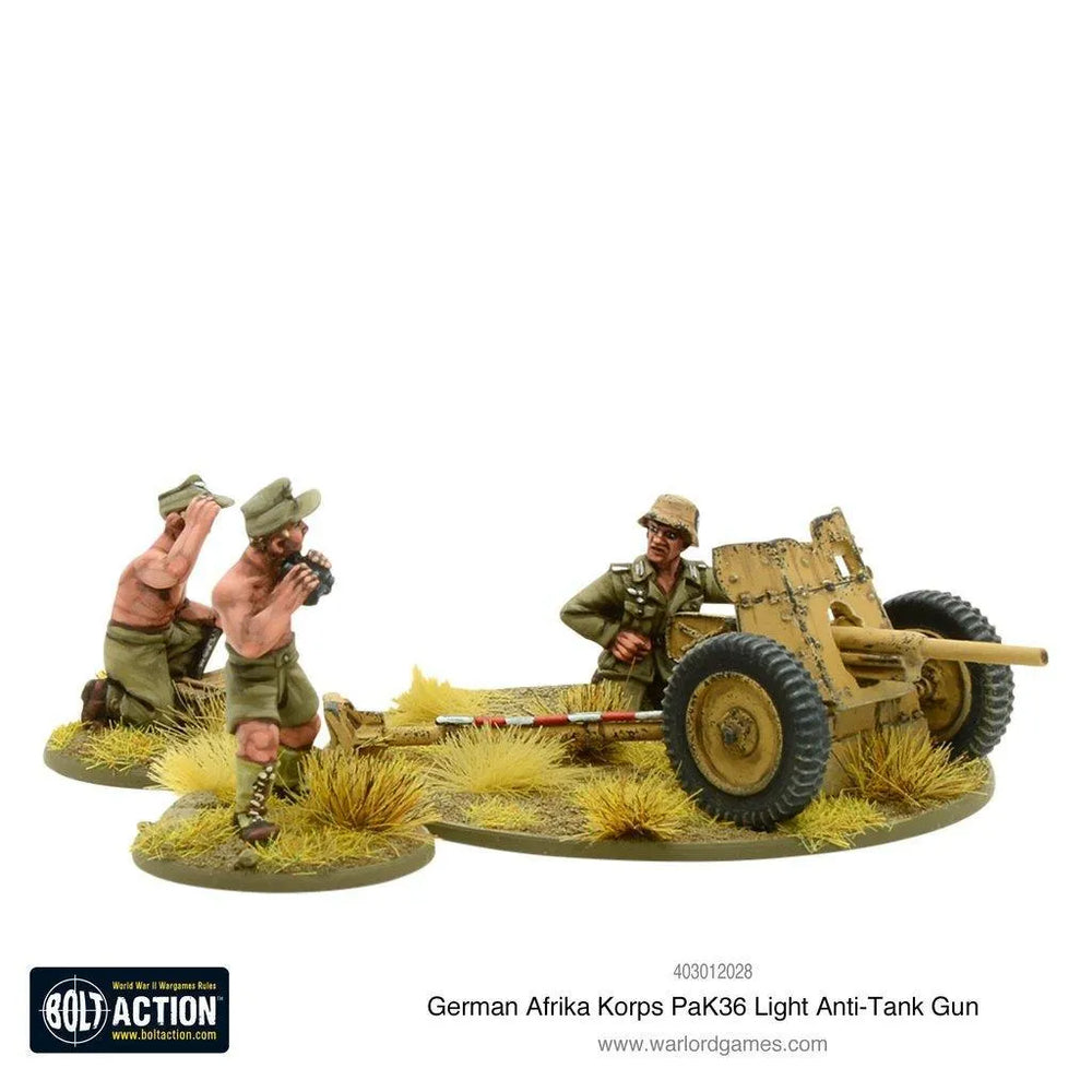 Afrika Korps Pak 36 Light Anti-tank Gun - ZZGames.dk