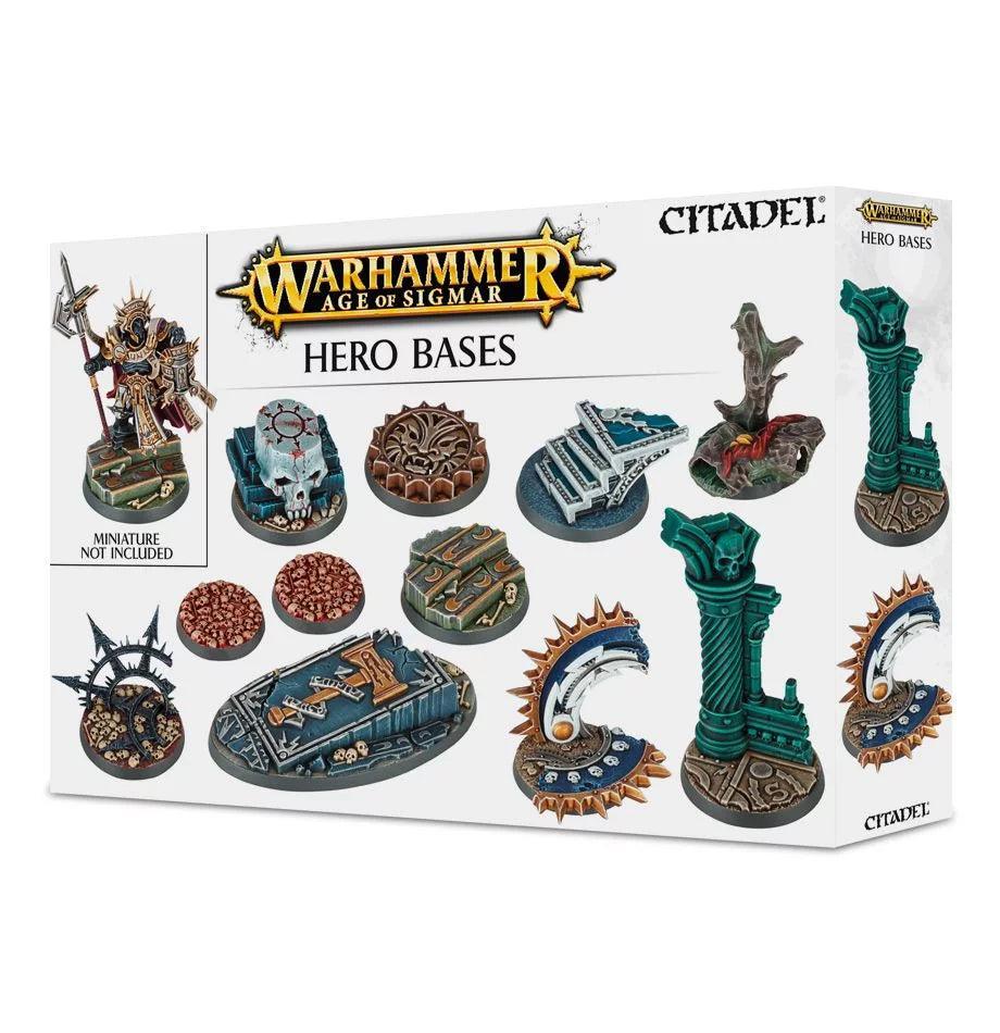 AGE OF SIGMAR HERO BASES - ZZGames.dk