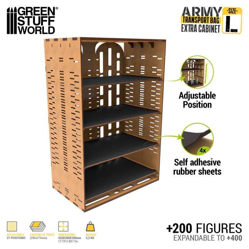
                  
                    Army Transport Bag - Extra Cabinet - Large - ZZGames.dk
                  
                