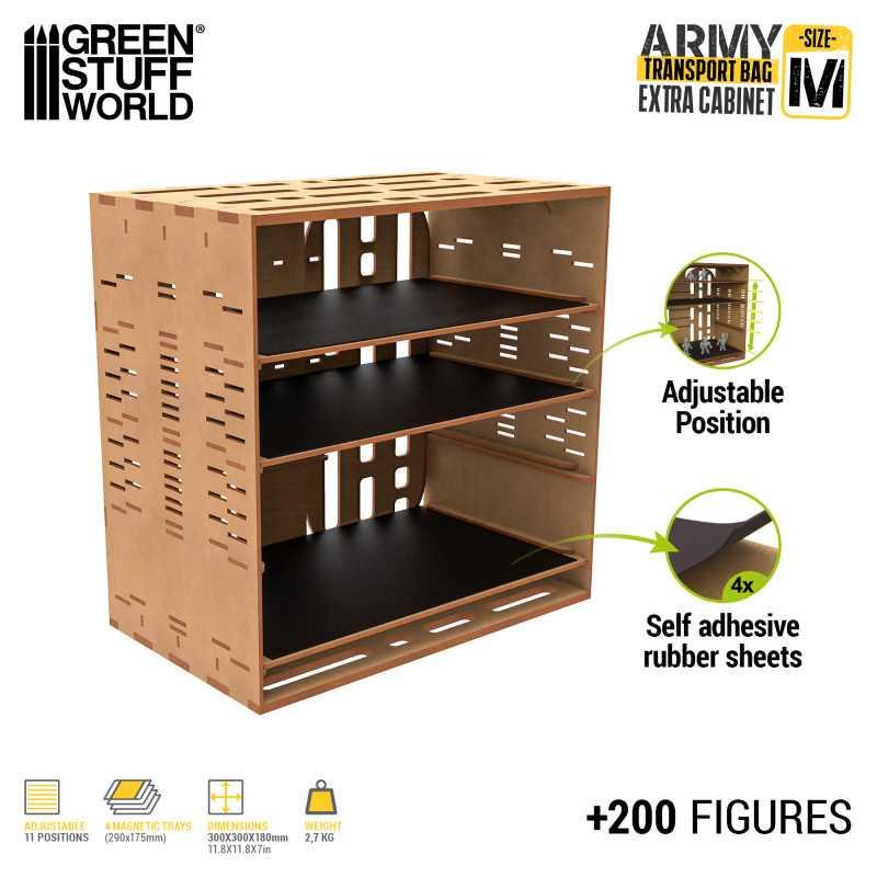 Army Transport Bag - Extra Cabinet - Medium - ZZGames.dk