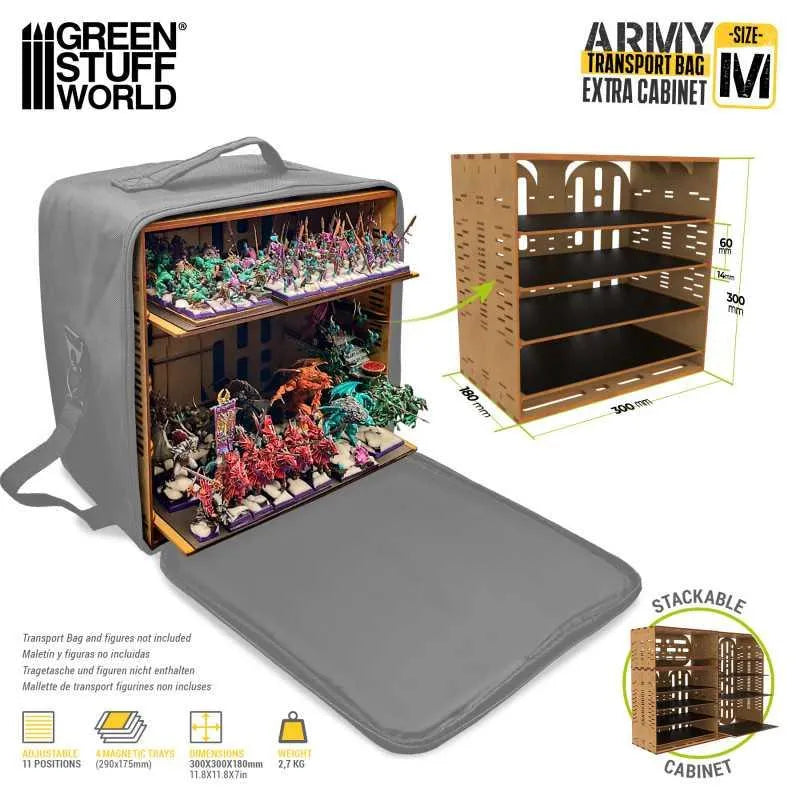 Army Transport Bag - Extra Cabinet - Medium - ZZGames.dk