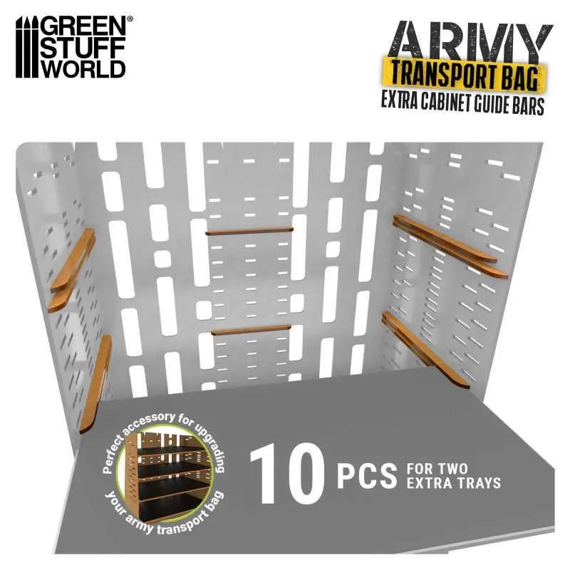 Army Transport Bag - Extra Rails - ZZGames.dk