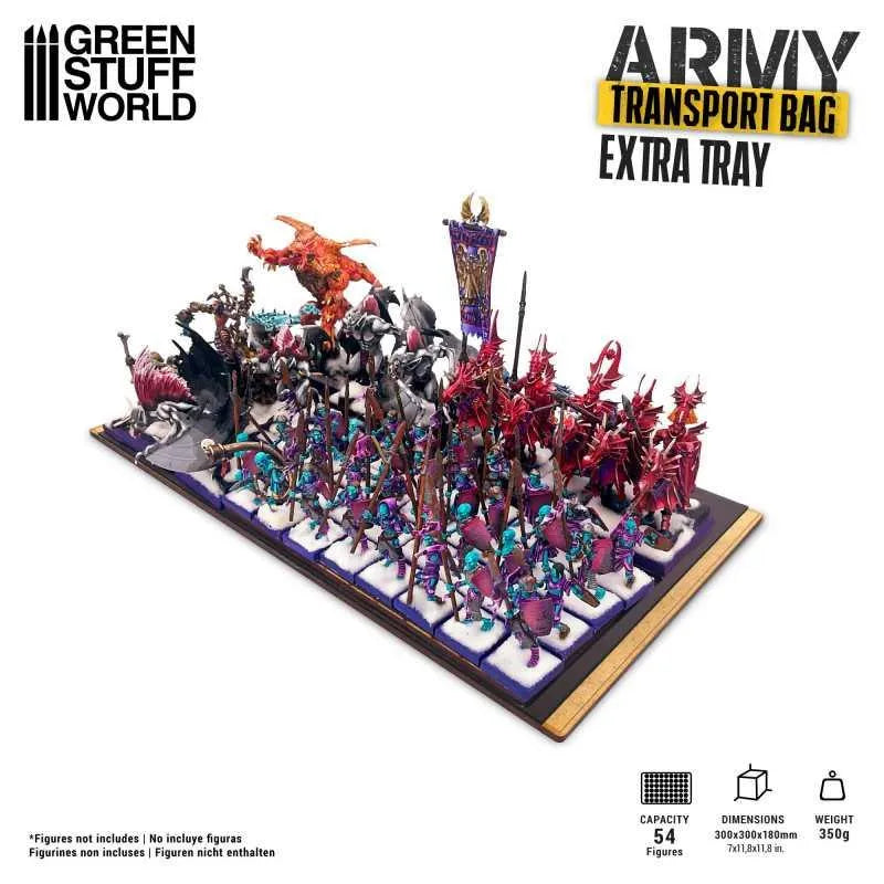 Army Transport Bag - Extra Tray - ZZGames.dk