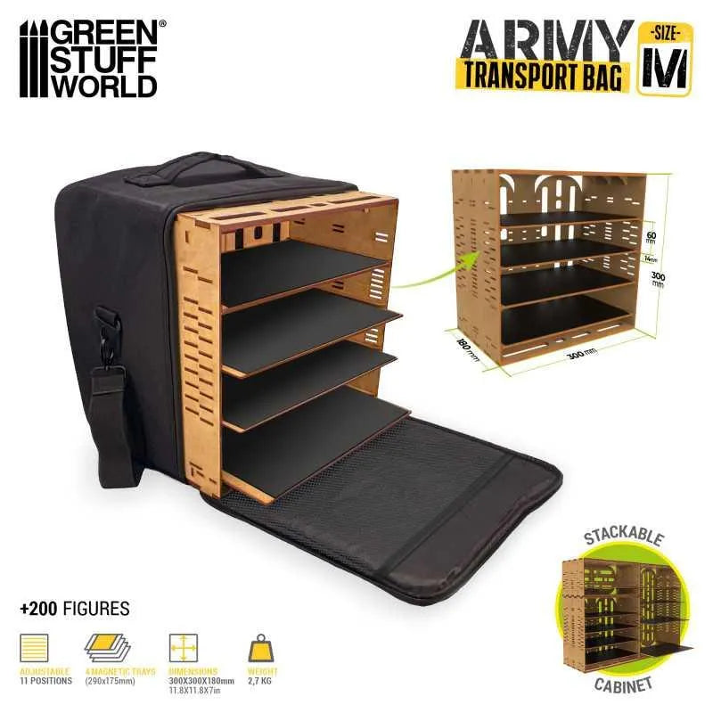 
                  
                    Army Transport Bag - Medium - ZZGames.dk
                  
                