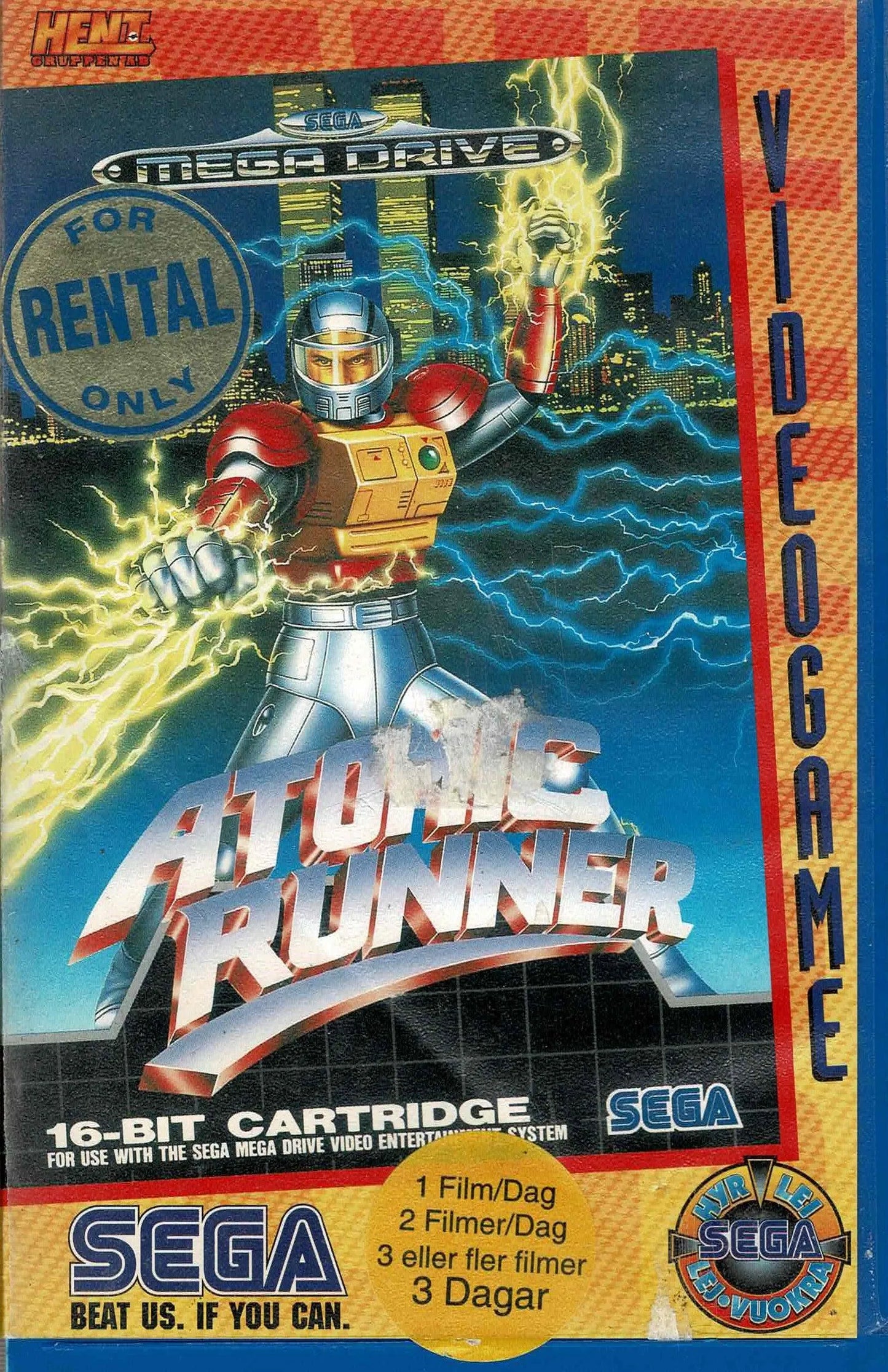Atomic Runner Udlejningsæske (slidt æske) - ZZGames.dk