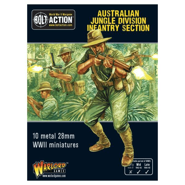 Australian Jungle Division Infantry Section - ZZGames.dk