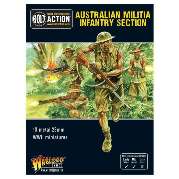 Australian Militia Infantry Section - ZZGames.dk