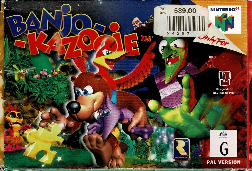 Banjo Kazooie i æske - ZZGames.dk