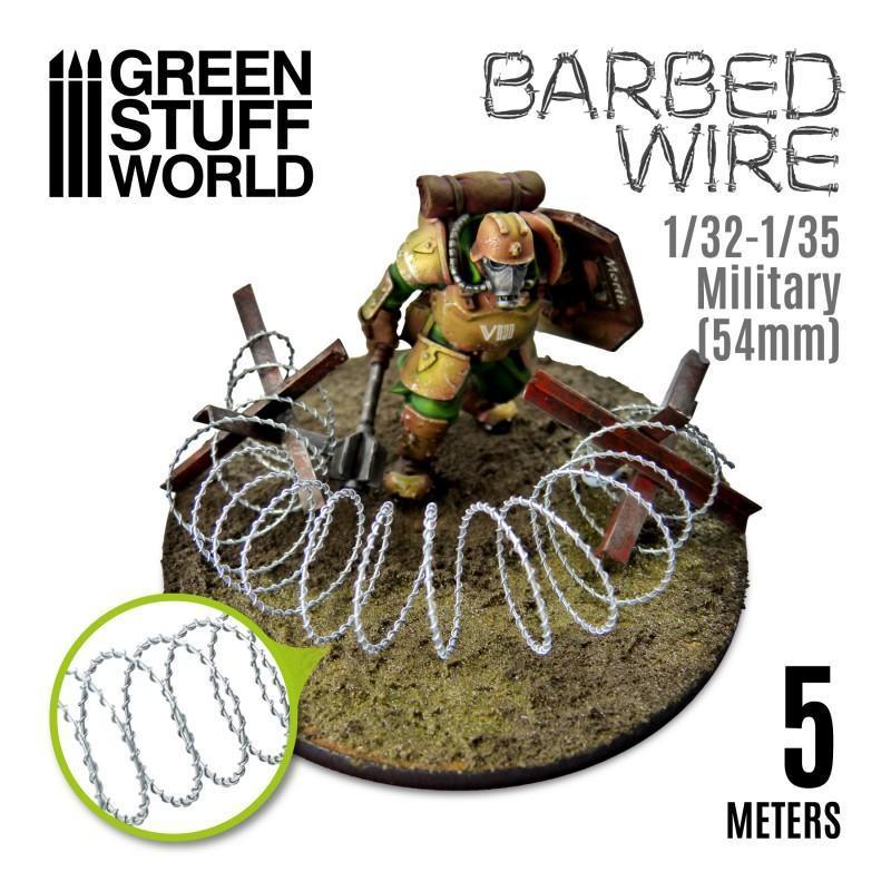 BARBED WIRE - 1/32-1/35 Military (54mm) - ZZGames.dk