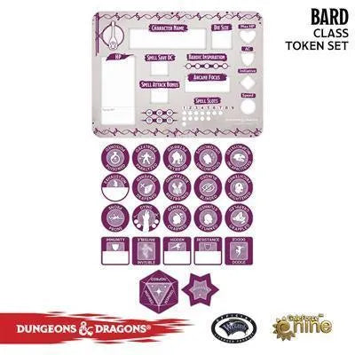 Bard Token Set - ZZGames.dk