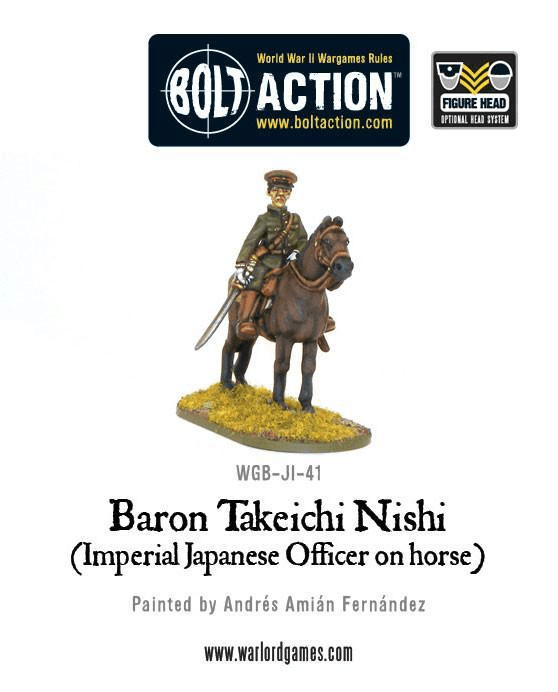 Baron Nishi (Imperial Japanese officer on horse) - ZZGames.dk