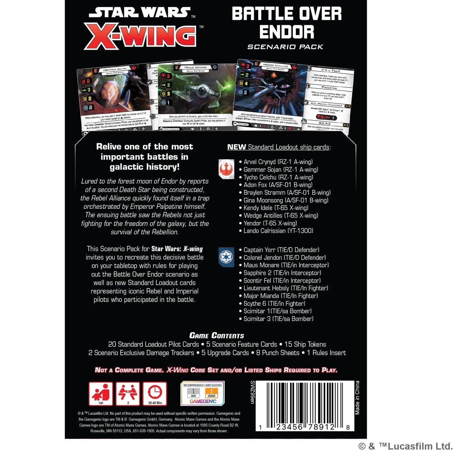 Battle Over Endor Scenario Pack - ZZGames.dk