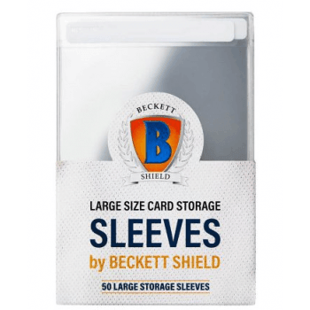 Beckett Shield Large Storage Sleeves (50 Sleeves) - ZZGames.dk