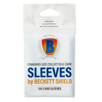 Beckett Shield Standard Card Sleeves (100 Sleeves) - ZZGames.dk