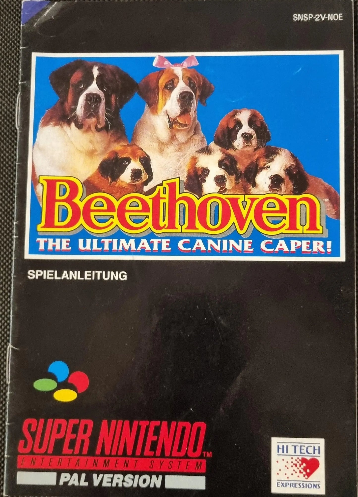 Beethoven The Ultimate Canine Caper! Manual (NOE) - ZZGames.dk