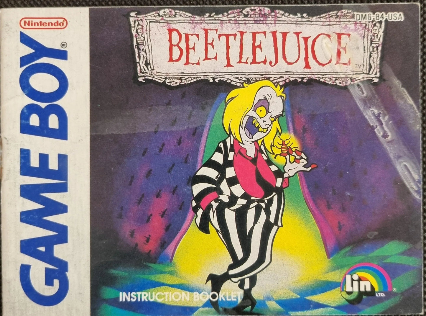 Beetlejuice manual (kosmetiske fejl) (USA) - ZZGames.dk