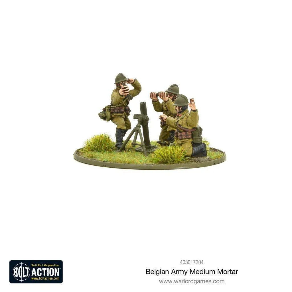 Belgian Army Medium Mortar Team - ZZGames.dk