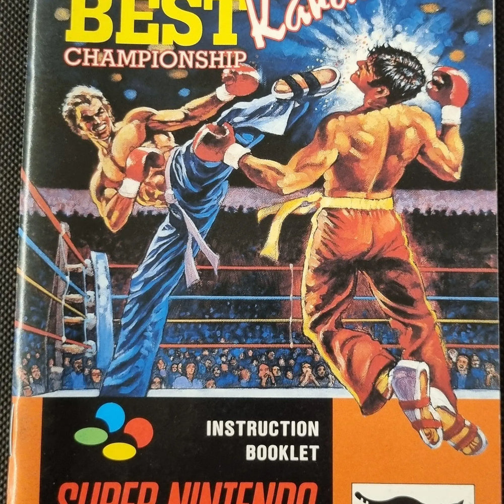 Best of The Best Championship Karate manual (SCN) - ZZGames.dk