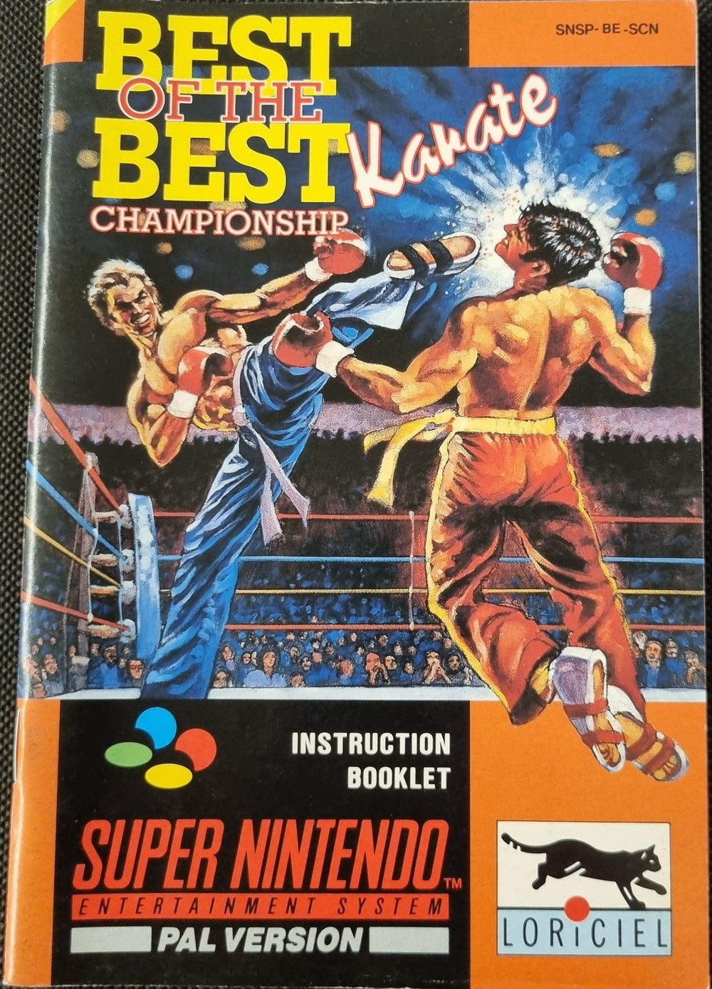 Best of The Best Championship Karate manual (SCN) - ZZGames.dk