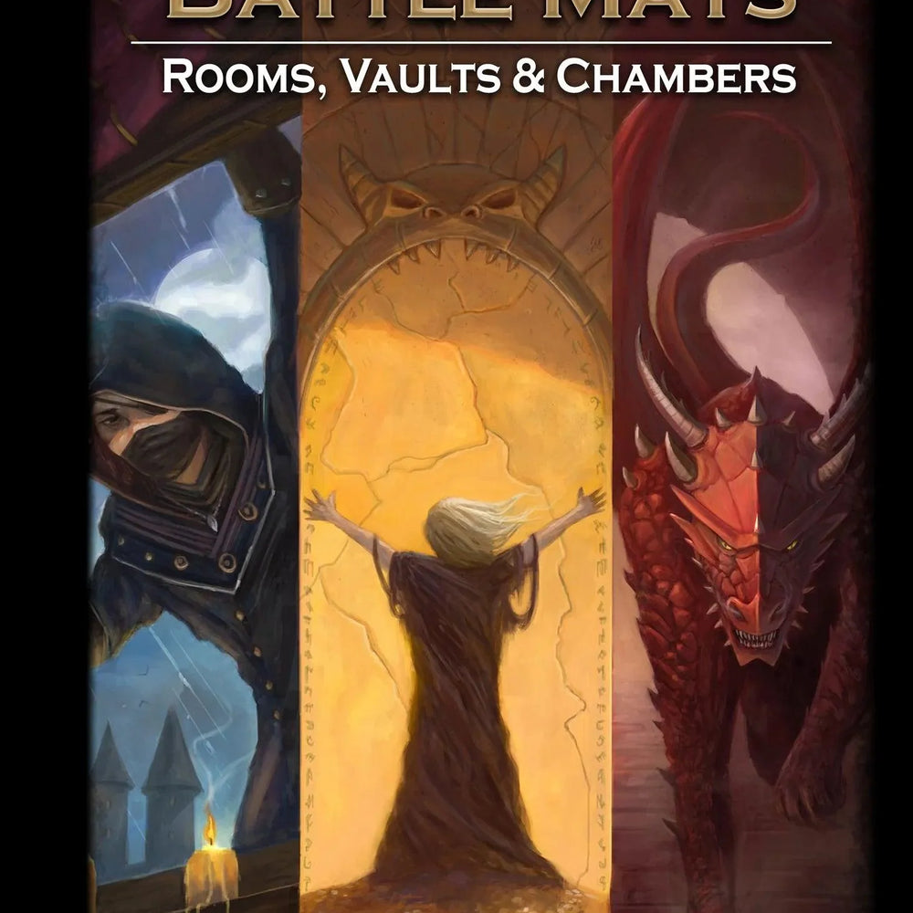 Big Book of Battle Mats - Rooms, Vaults & Chambers - ZZGames.dk