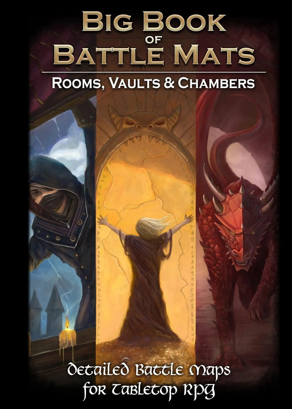 Big Book of Battle Mats - Rooms, Vaults & Chambers - ZZGames.dk