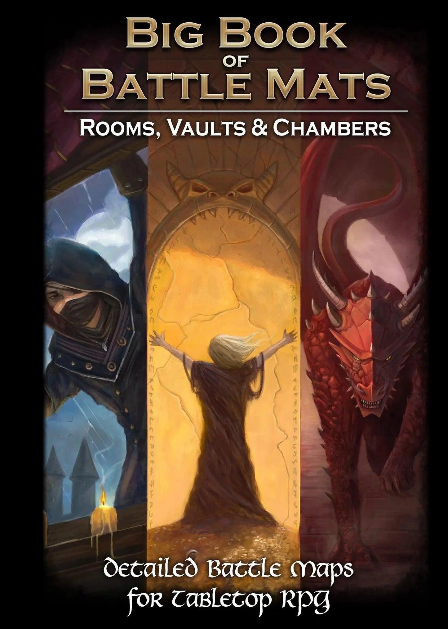 Big Book of Battle Mats - Rooms, Vaults & Chambers - ZZGames.dk