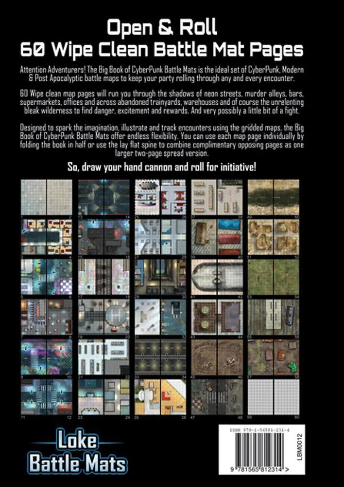 
                  
                    Big Book of CyberPunk Battle Mats - ZZGames.dk
                  
                